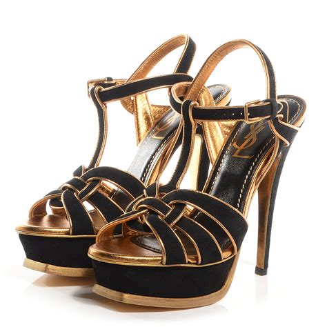 ysl tribute 105 sandal|ysl tribute platform sandals.